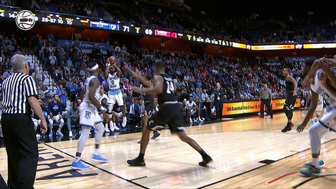Matthew's huge 3-pointer puts URI up 5 late