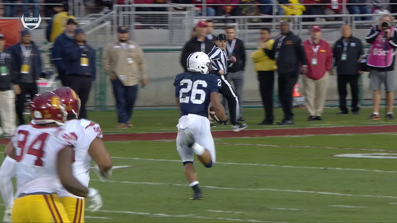 Barkley scurries 79 yards for Penn State touchdown