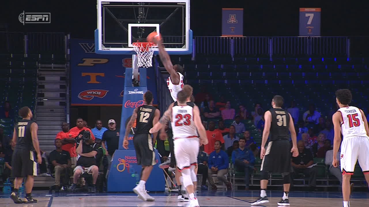 Coleby punishes the rim