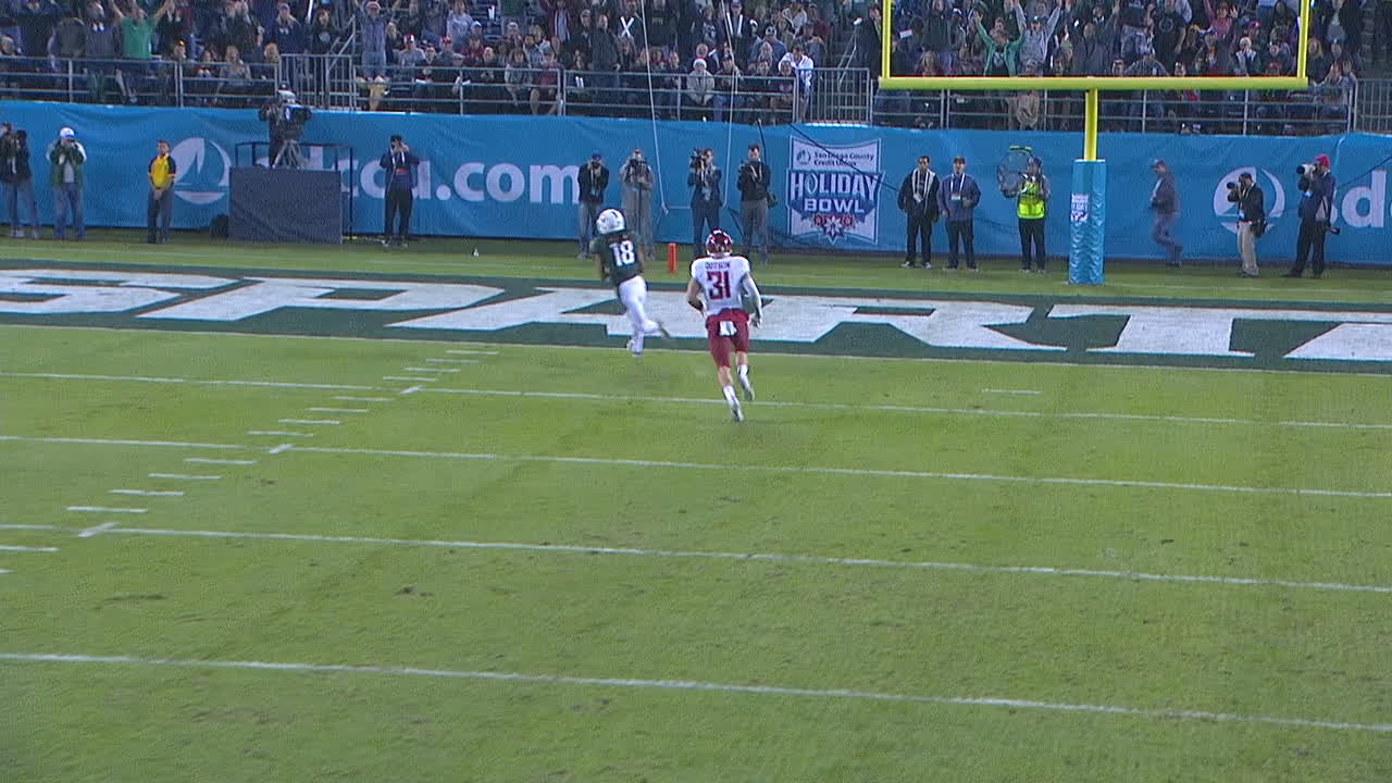 Michigan State's Lewerke goes deep for TD