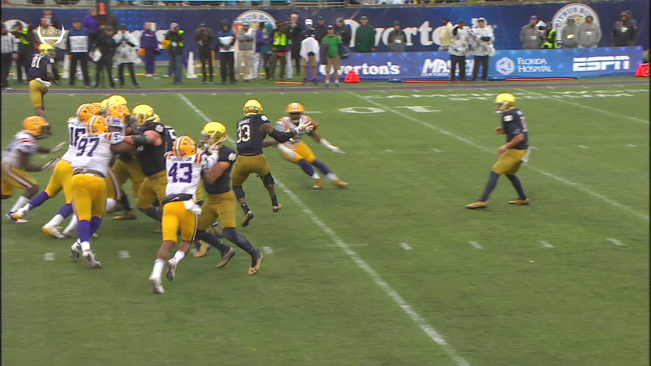 Notre Dame ties it with 2-pt conversion in 4th quarter
