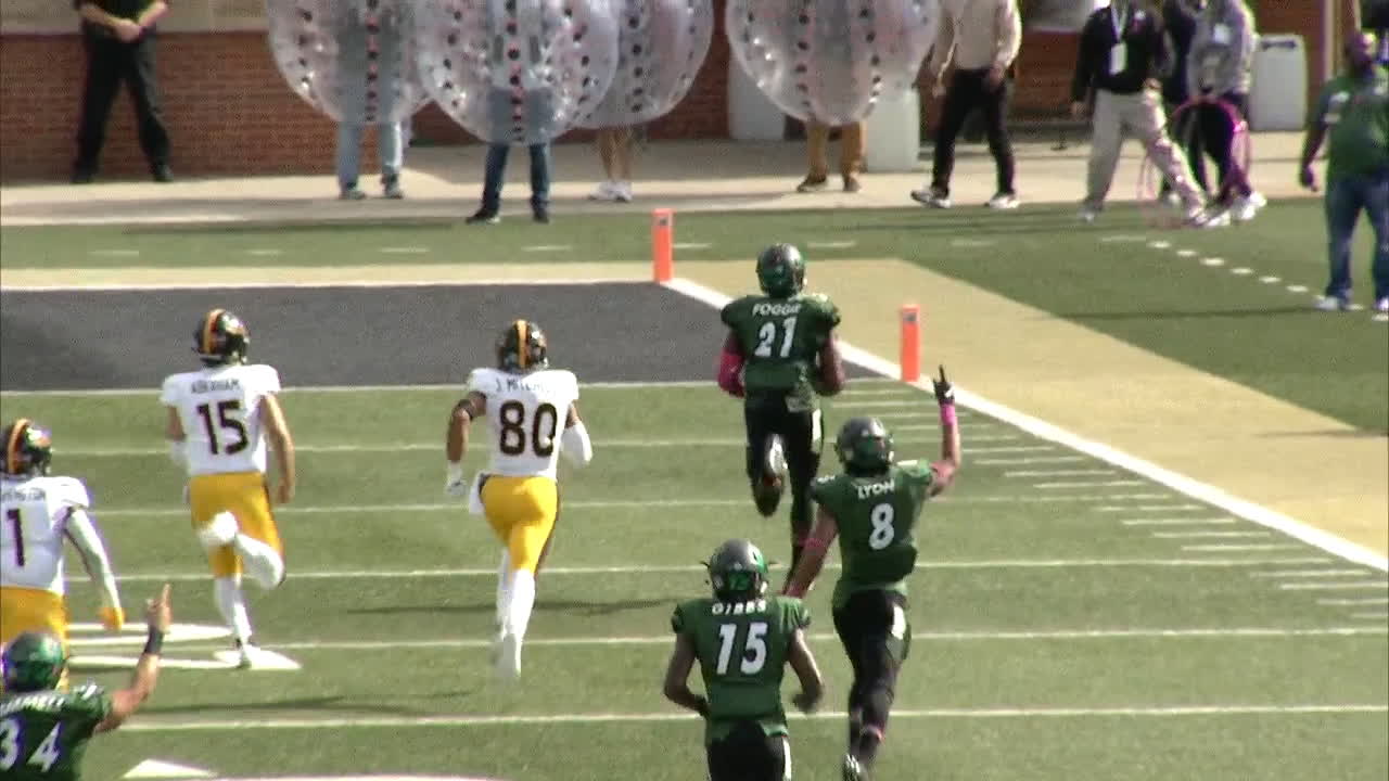 Charlotte takes INT 79 yards to the house