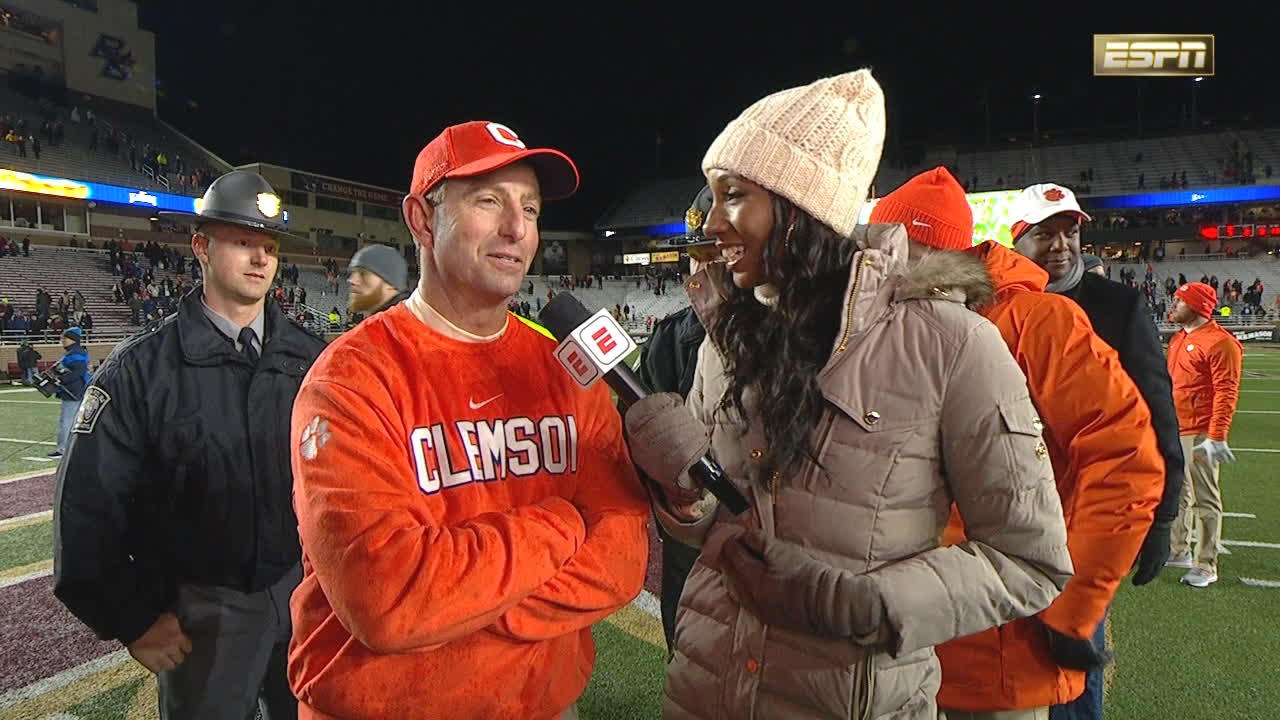 Dabo 'thankful' to clinch another division title