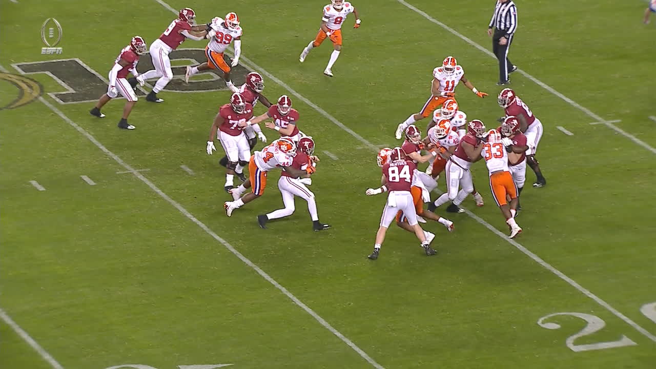 Clemson reads Alabama's fake FG to perfection