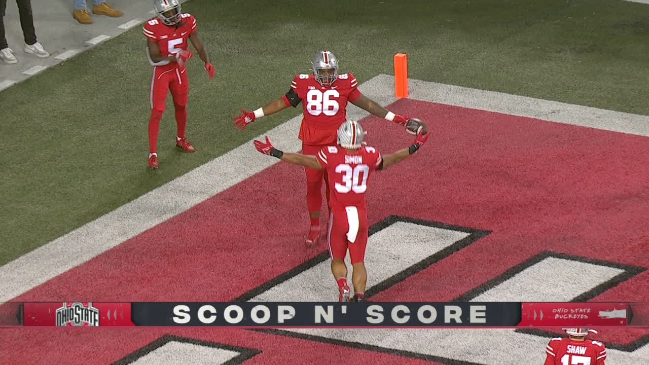 Big-man TD! Jerron Cage takes fumble recover 57 yards