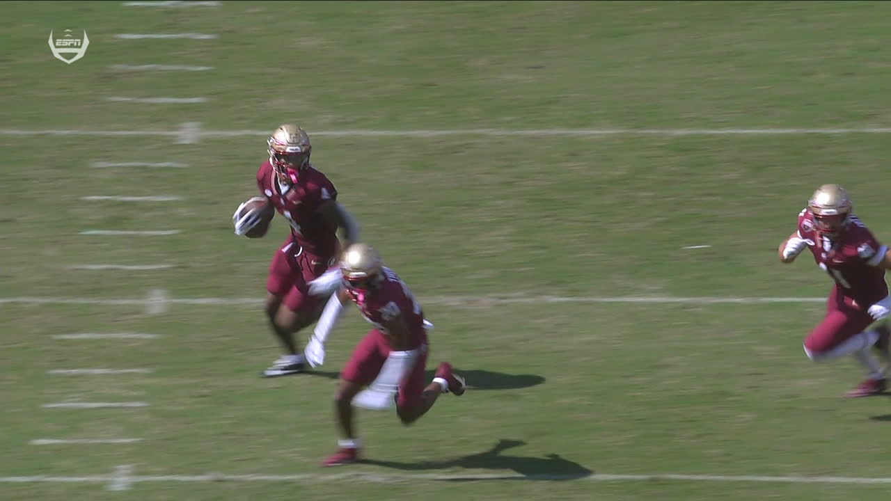 Keon Coleman makes multiple people miss on 72-yard punt return