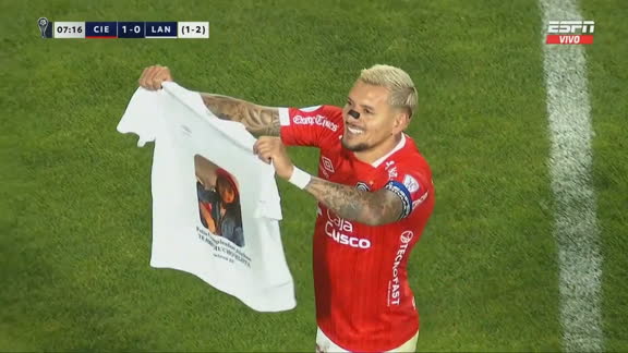 ¿Con qué le pegó? Garcés puso el 1-0 de Cienciano con una definición poco común