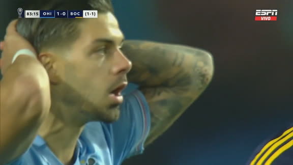 Vecino se perdió el gol de la clasificación ante Boca