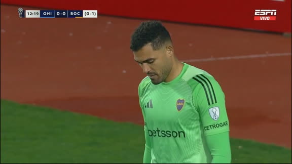 ¡Castillo tuvo la primera de peligro ante Boca!
