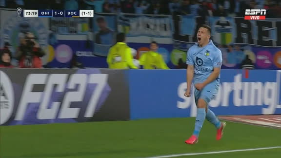 ¡Gol de Panchito González para el 1-0 ante Boca!