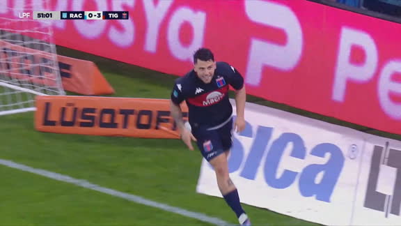 ¡Centro de Pity y gol de Nacho Russo, la fórmula de Tigre para el 3-0 ante Racing!