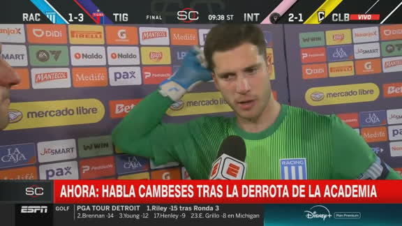 Cambeses: "Hoy no nos salió nada; asumo la responsabilidad"