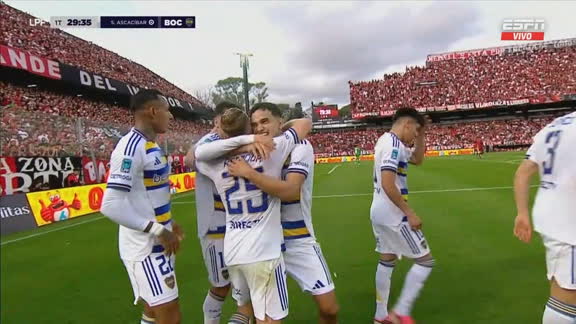 ¡Centro de Villa y gol de Ascacíbar! Boca, arriba ante Newell's