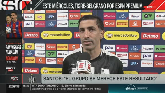 Michael Santos: "Fue un golazo; Central Córdoba se merece este resultado"