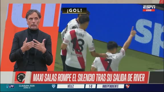 Maxi Salas habló del momento en el que fue apartado en River