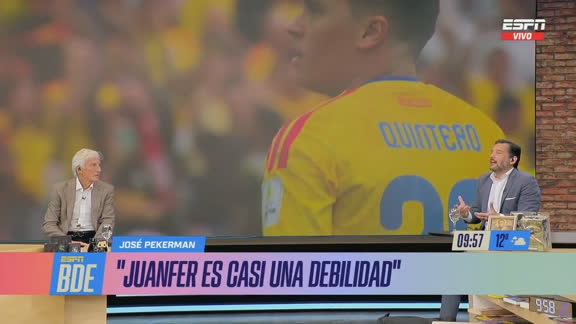 Pékerman; "Juanfer es crack, casi una debilidad"