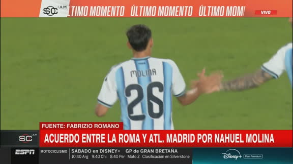 Acuerdo entre Roma y Atlético Madrid por Nahuel Molina