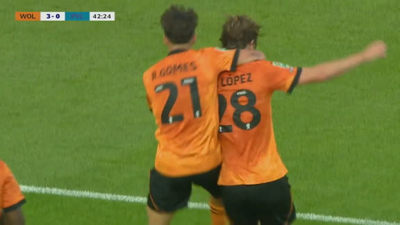 ¡Tres goles para Wolverhampton!