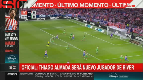 River anunció la llegada de Thiago Almada