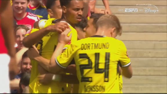 Gol do Borussia Dortmund! Promessa da Itália surpreende defesa do Arsenal e abre o placar em amistoso; VEJA