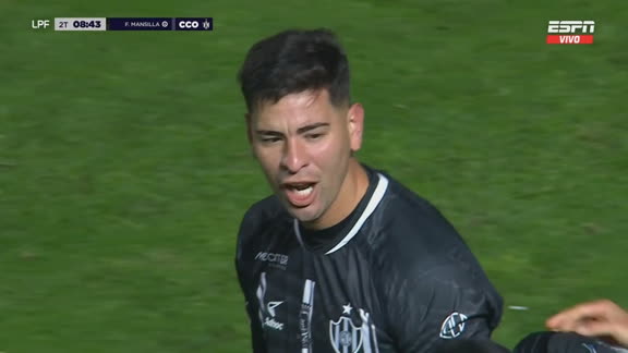 ¡Cabezazo de Mansilla para el 2-1 de Central Córdoba!