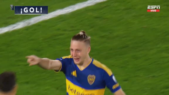 ¡Llegó el empate de Boca! Ascacibar anotó el 1-1 ante Recoleta