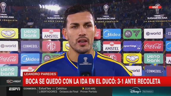 Paredes: "Hicimos el partido que queríamos; vamos por buen camino"