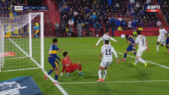 ¡2 palos en una jugada! Merentiel y Aranda tuvieron el empate ante Recoleta