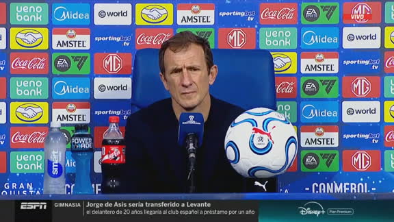 Arruabarrena: "Es un triunfo importante, me hubiese gustado algún gol más"