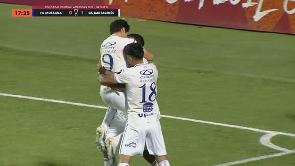 ¡GOOOL DE CARTAGINÉS! Jesús González de cabeza anota el 0 a 1 ante Motagua al 18'