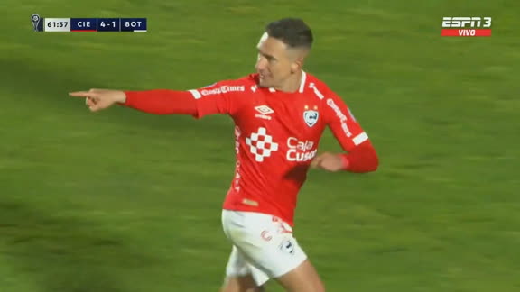 Cayó el quinto: Neri Bandiera aumentó la goleada de Cienciano