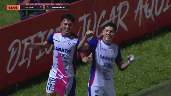 ¡GOOOL DE FIRPO! Mauricio Cerritos anota el 2 a 0 ante Diriangén al 42'