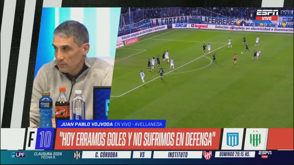 Vojvoda: "Hoy me muestro con dolor, pero soy optimista; los resultados van a llegar"
