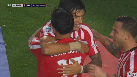 ¡Definición exquisita de Tobio Burgos para el 3-0 de Estudiantes!