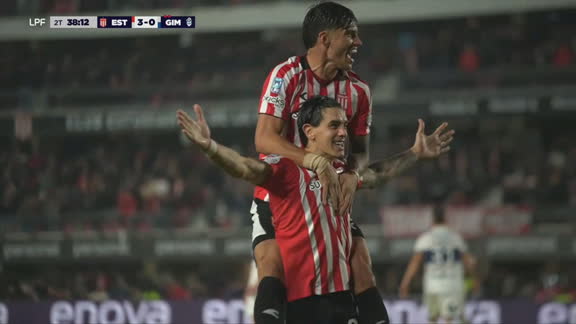¡Sigue la goleada! Castro firmó el 4-0 contra Gimnasia