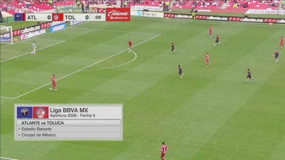 ¡Ya rueda el balón en el Estadio Banorte! | Atlante 0-0 Toluca