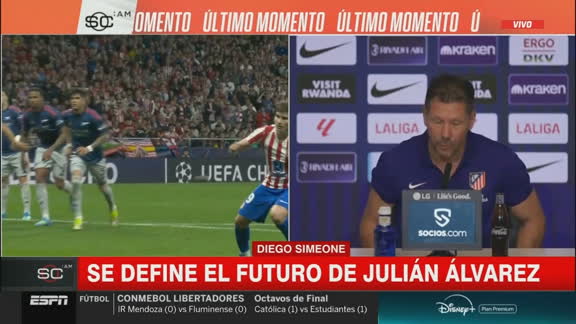 Simeone: "Cuti Romero aporta liderazgo y jerarquía"