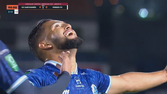 ¡GOOOL DE CARTAGINÉS! Geancarlo Castro firma su doble y  anota el 4 a 0 ante Verdes al 90+2'
