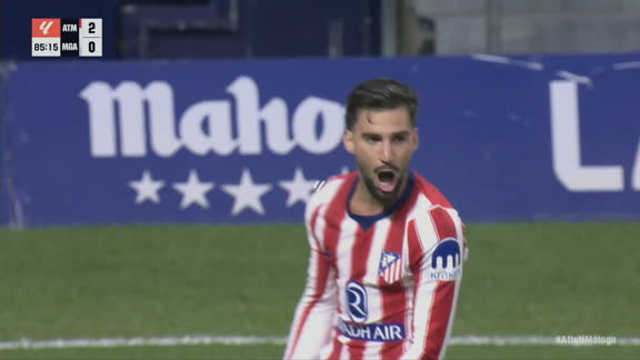 Baena y un tiro libre imposible para el 2-0 de Atlético de Madrid