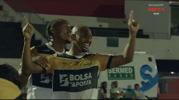 Gol do Criciúma! Waguininho testa firme e encobre o goleiro do Botafogo-SP; VEJA