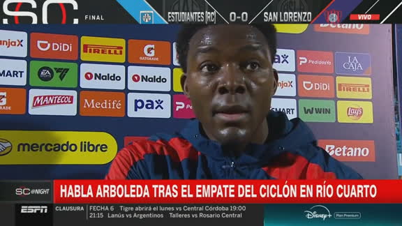 Arboleda: "Tuvimos opciones y no las concretamos; ahora hay que seguir luchando"