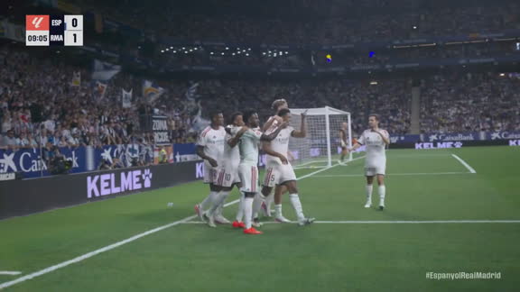 ¡Cabezazo de Bellingham adelanta al Real Madrid al 9'!