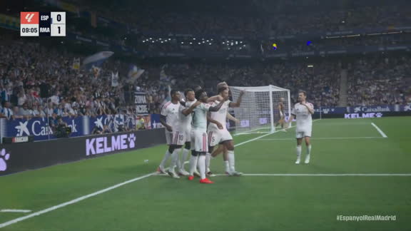 ¡Cabezazo de Bellingham adelanta al Real Madrid al 9'!