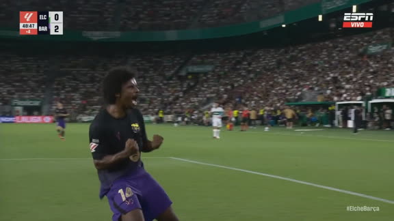 Raphinha se vistió de asistidor y Adeyemi gritó su primer gol oficial con el Barcelona