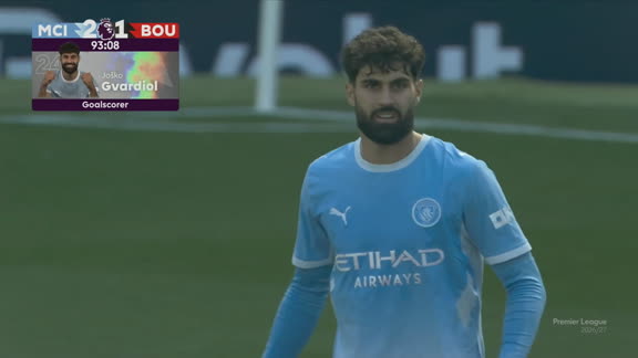 Gvardiol, en tiempo de descuento, le dio la victoria al Manchester City