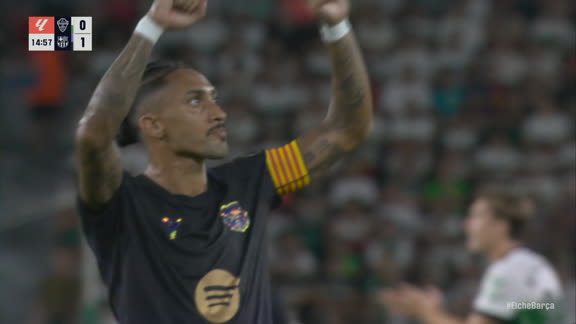 ¡Gooool! Raphinha adelanta al Barça con un gol de penal