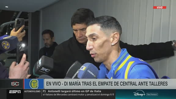 Di María: "Nos llevamos un punto importante para lo que viene"