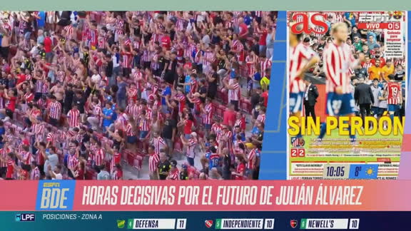 Los diarios españoles se hicieron eco de la salida solitaria de Julián Álvarez