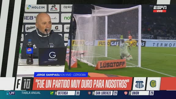 Sampaoli: "Fue un partido muy duro para nosotros"