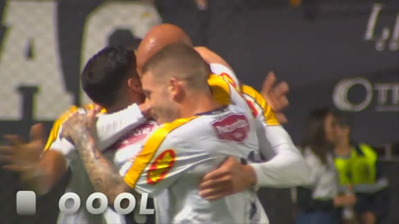 Gol do Novorizontino! Após cobrança de falta, Careca finaliza e faz 1 a 0 no Athletic